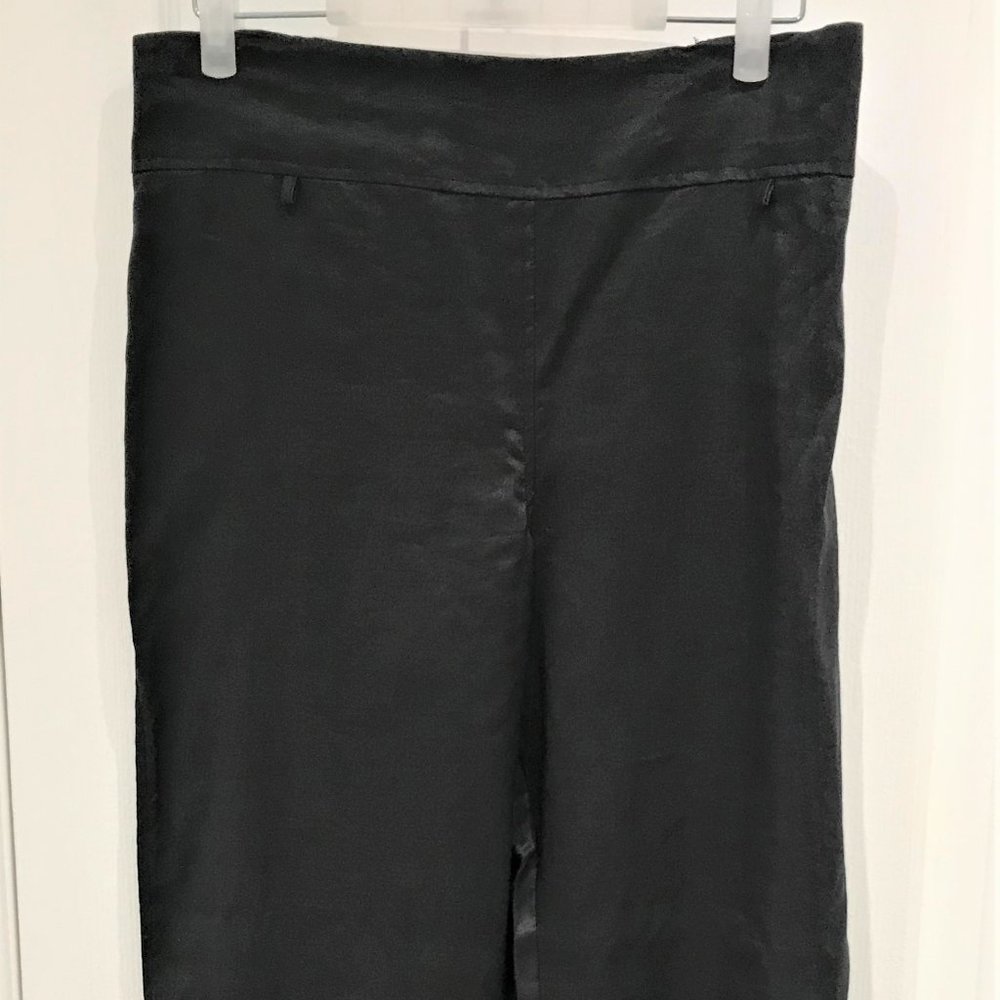 Sold~Lovida Maternity 2pc Linen Blazer/Blouse & Pants Suit Size L like NEW - Picture 6 of 10